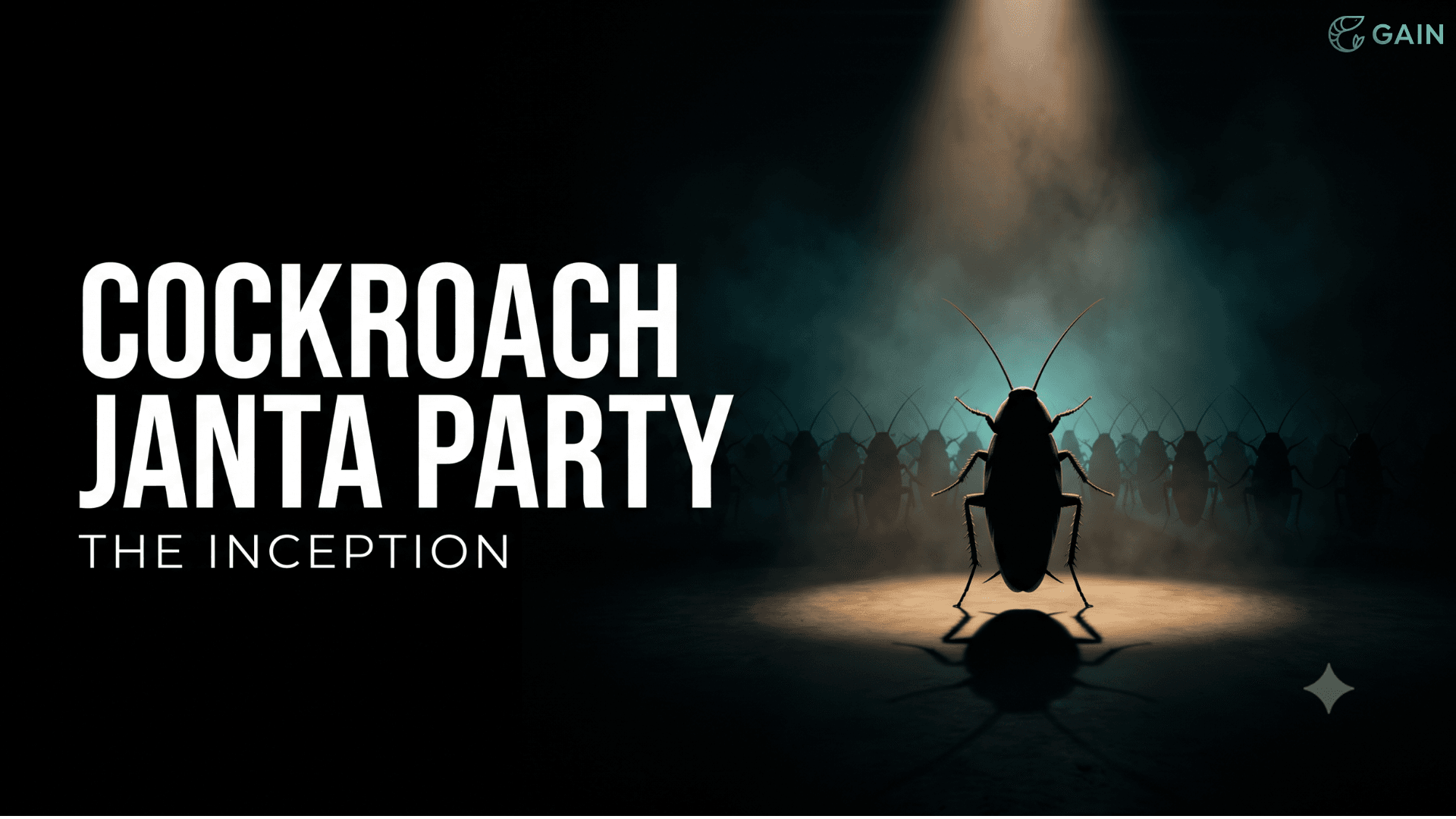 Cockroach Janata Party Narrative Storytelling